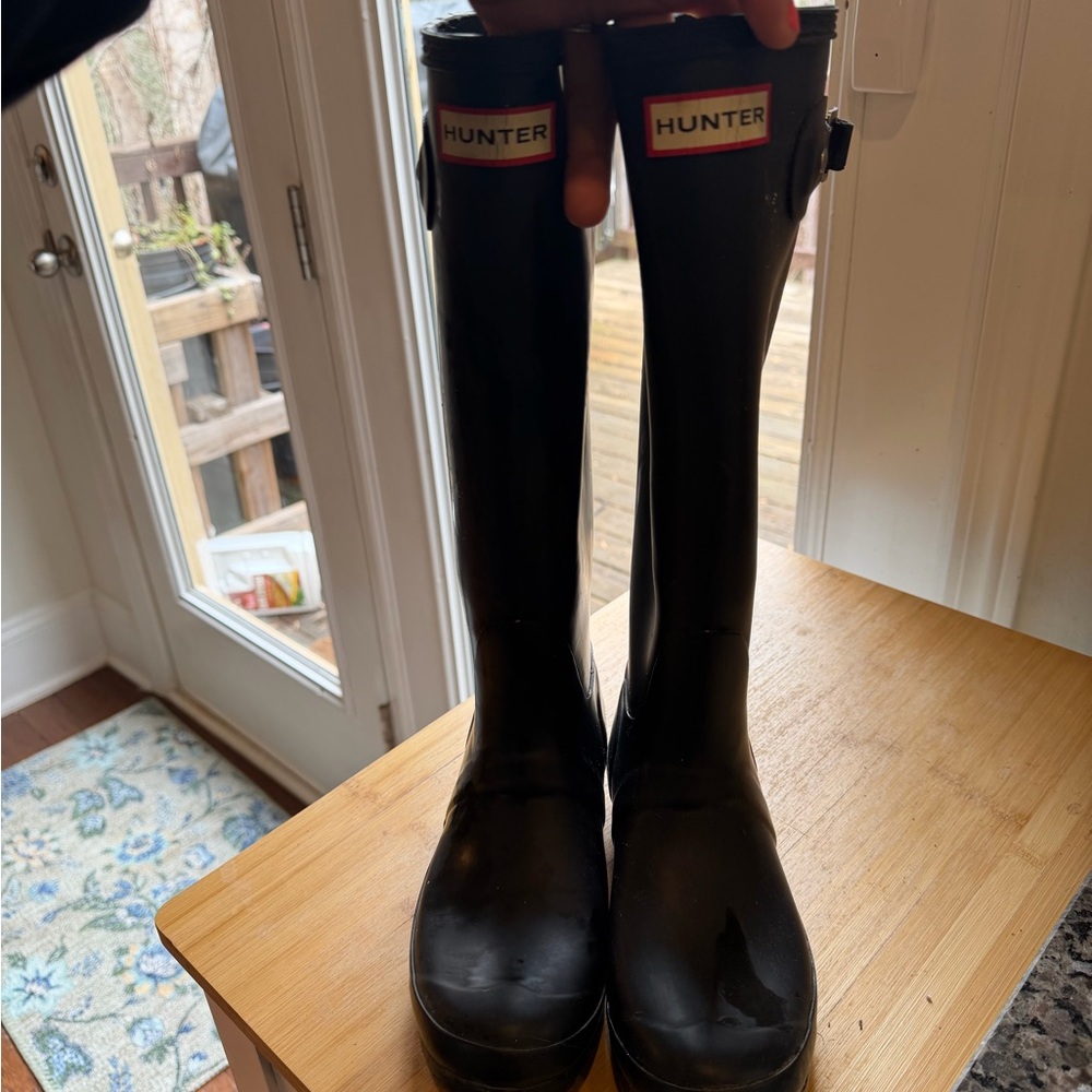 Hunter Classic Black Tall Boots